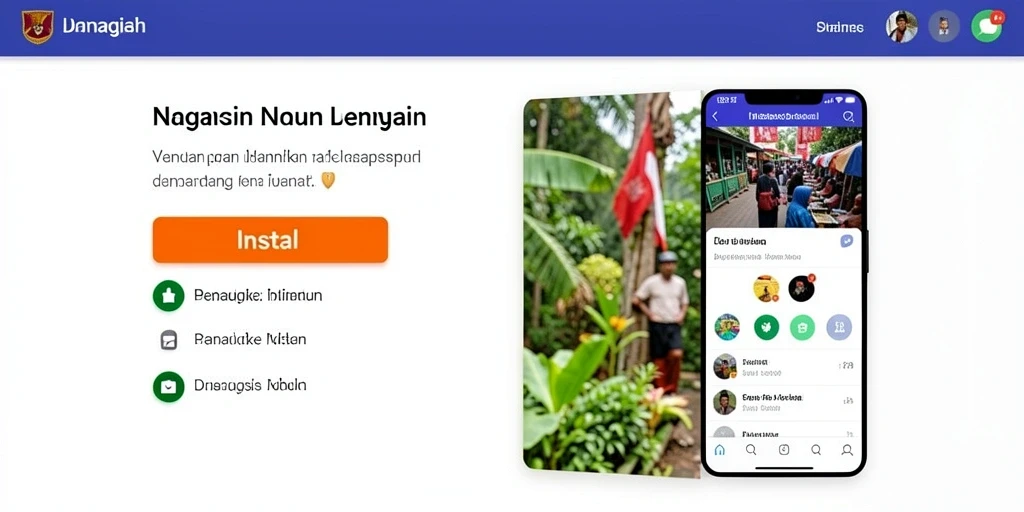 Tangkapan layar pertama menunjukkan tampilan antarmuka yang menarik.