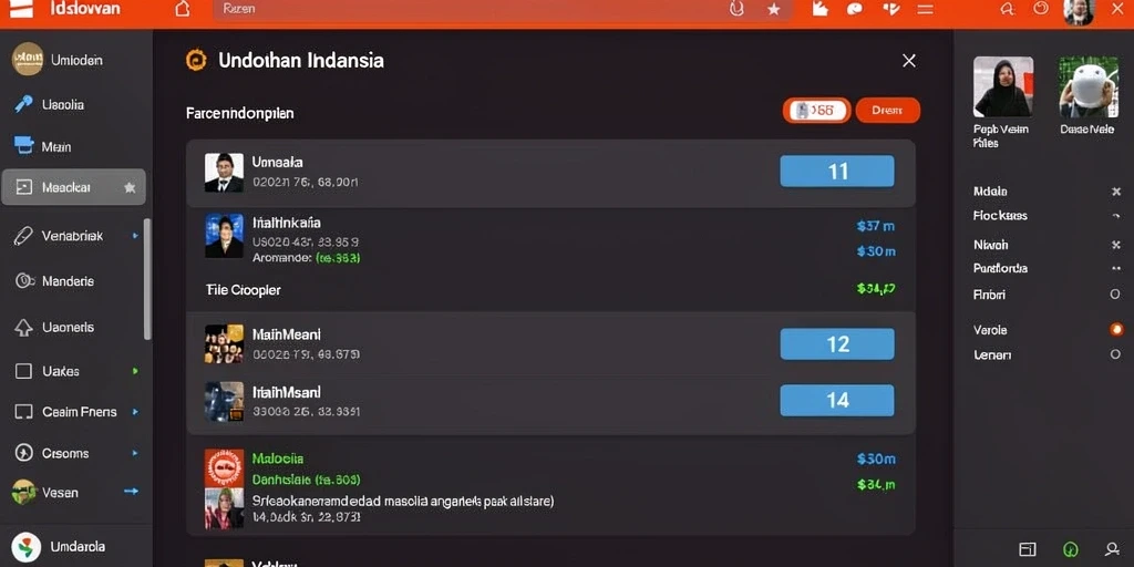 Tampilan antarmuka yang sederhana dan mudah dipahami.