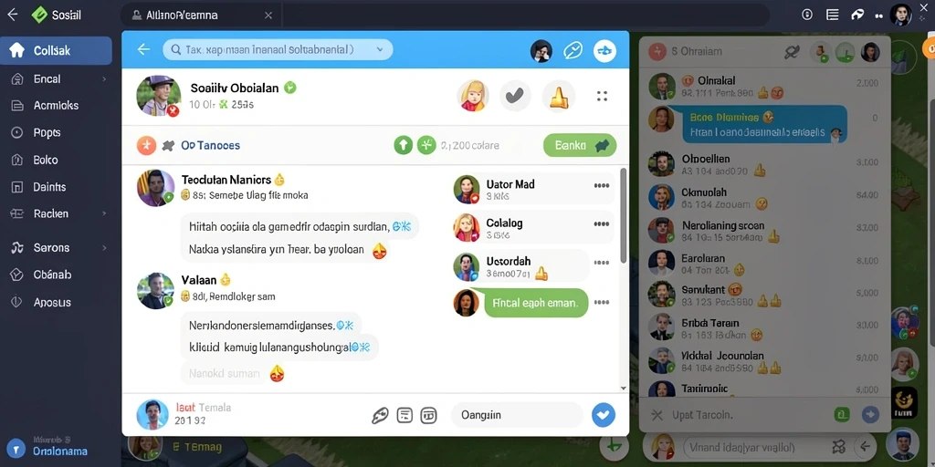 Screenshot menunjukkan antarmuka pengguna yang menarik.