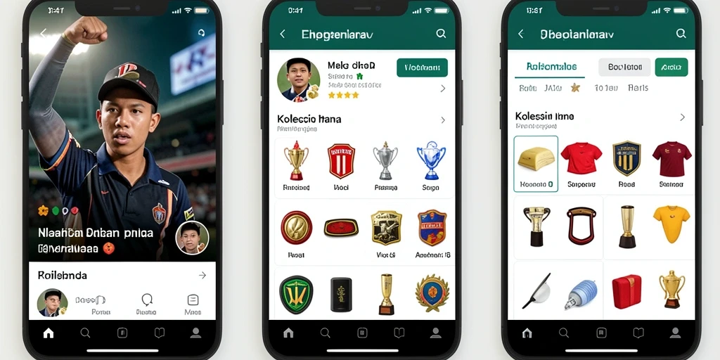 Tampilan antarmuka yang modern dan responsif.