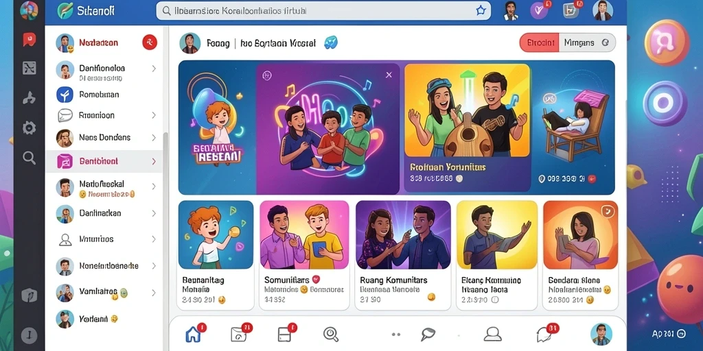 Tampilan antarmuka yang menarik dan user-friendly.